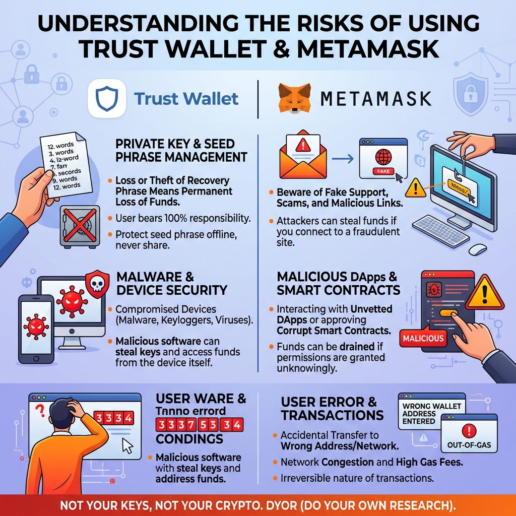 Trust Wallet или MetaMask